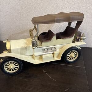 VINTAGE RARE THOMAS FLYER JIM BEAM DECANTER BOTTLE 1976